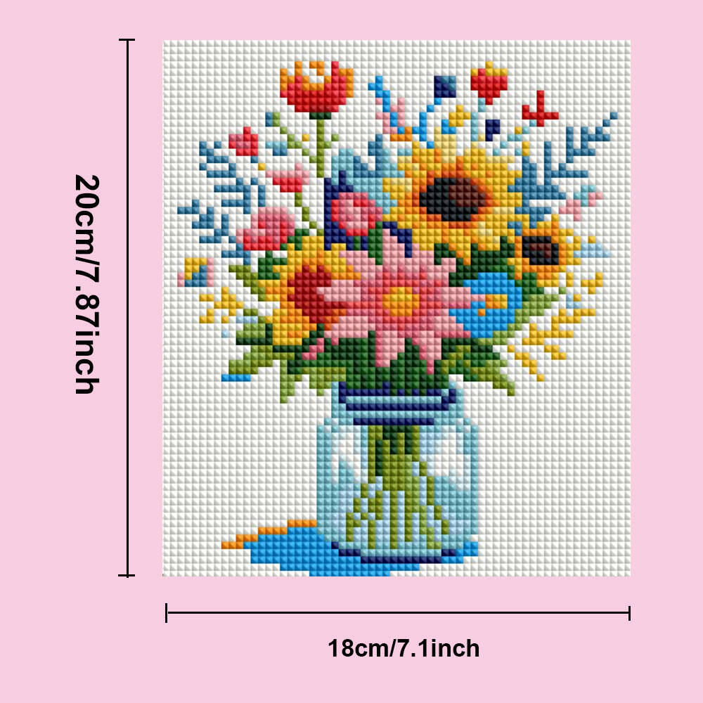 EverShine 5D lukisan Berlian A - Florist Supply Vases ulasan dan harga