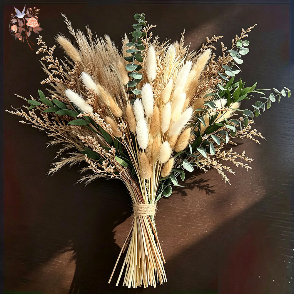 80 buah rangkaian bunga kering - Eucalyptus Preserved ulasan dan harga
